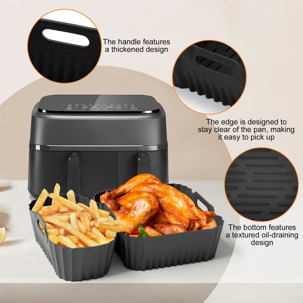 Accessori per friggitrice ad aria, compatibili con la serie Philips Dual Basket 3000