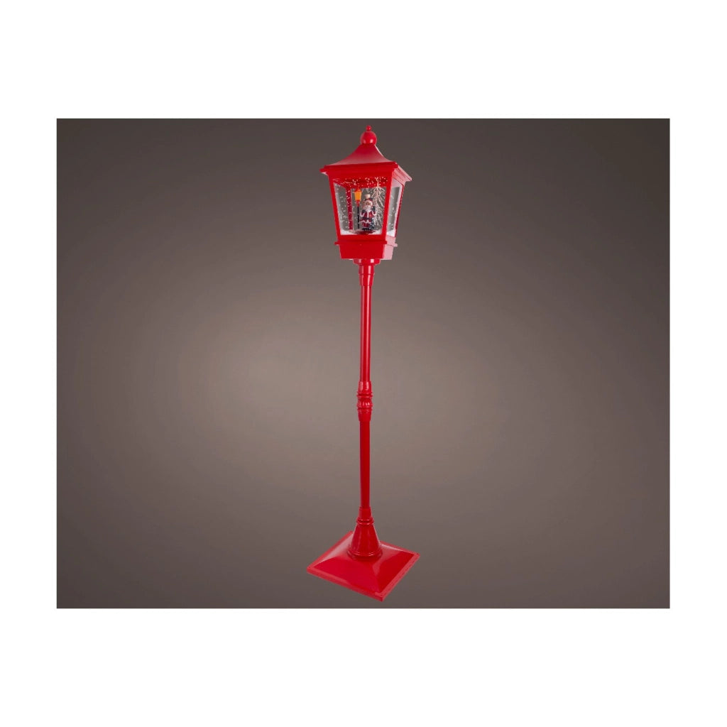 Lampione c/Babbo nat. c/LED 37,5x37,5x185H