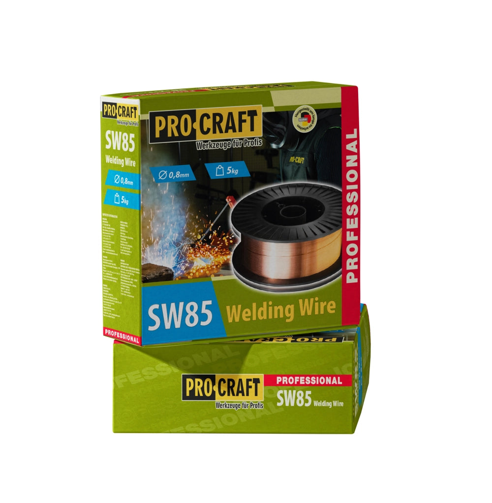 Filo per saldatura Procraft SW85 ER70S-6, Ø 0,8 mm, bobina D200 da 5,0 kg
