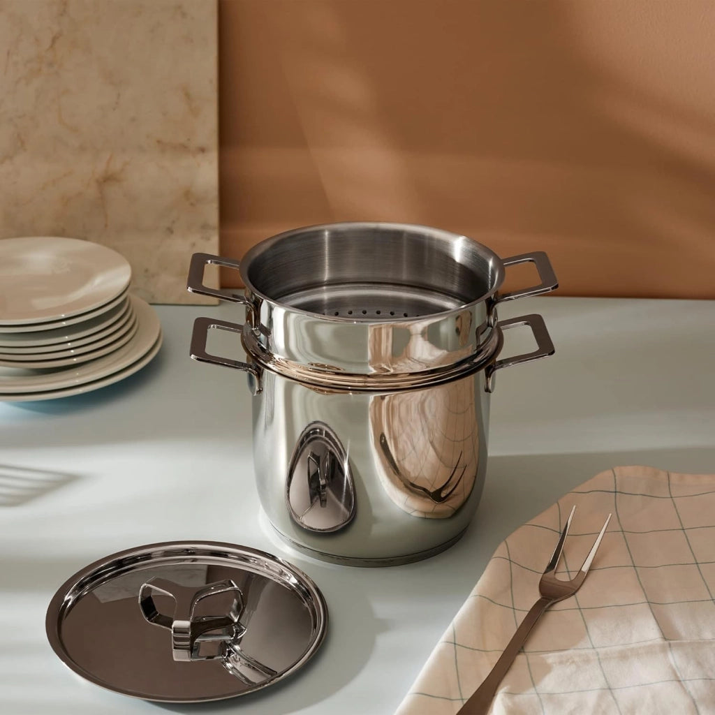 POTS&PANS, Pasta-set in Acciaio, Alessi