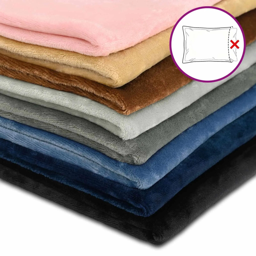 Federa 2 pz HEERLEN Nero Diam. 30 cm Flanella 922131