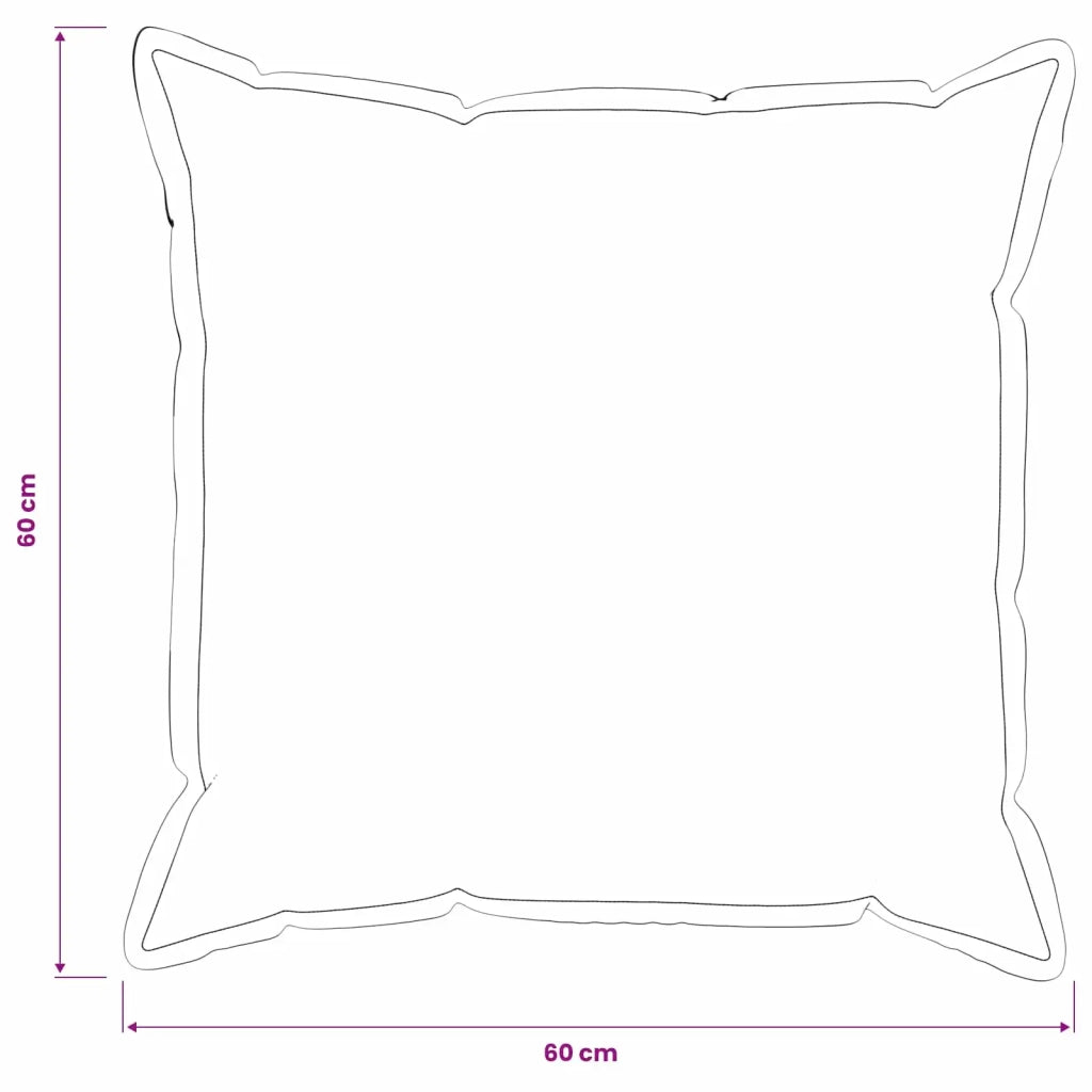 Federa 6 pz HOUTEN Rosa 60 x 60 cm Lino 920656
