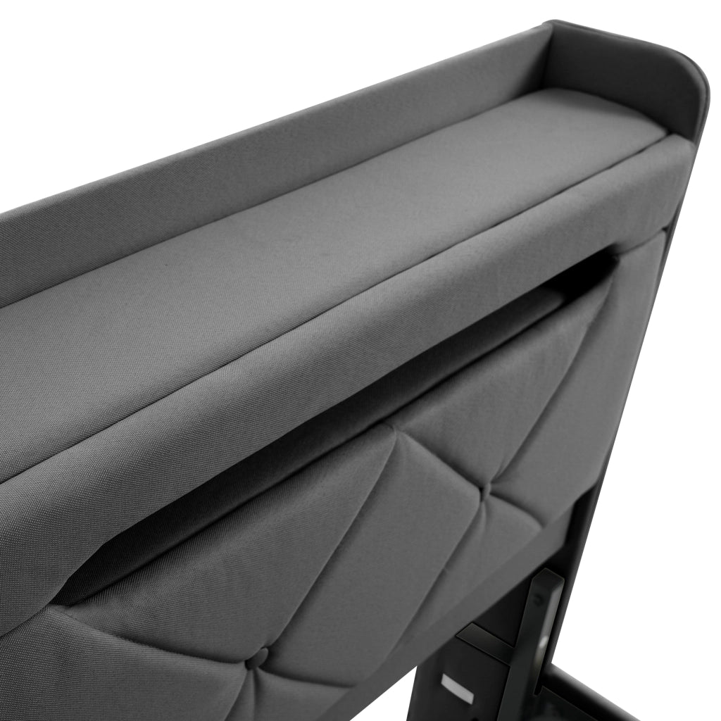 Letto singolo 90x200 con contenitore e LED