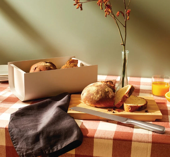 MATTINA, Cassetta per Pane, Alessi Colore: Grigio Cenere