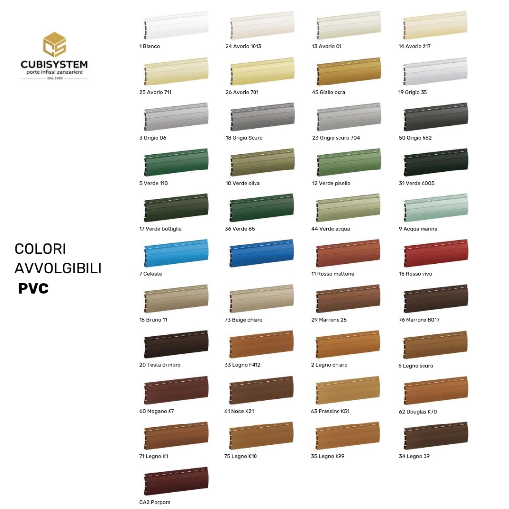 TAPPARELLA IN PVC BLU L:120 X H:220