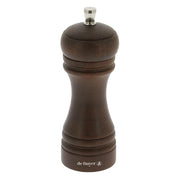Macinino per pepe Java, scuro, 14 cm, in legno, manuale, con macinino in acciaio
