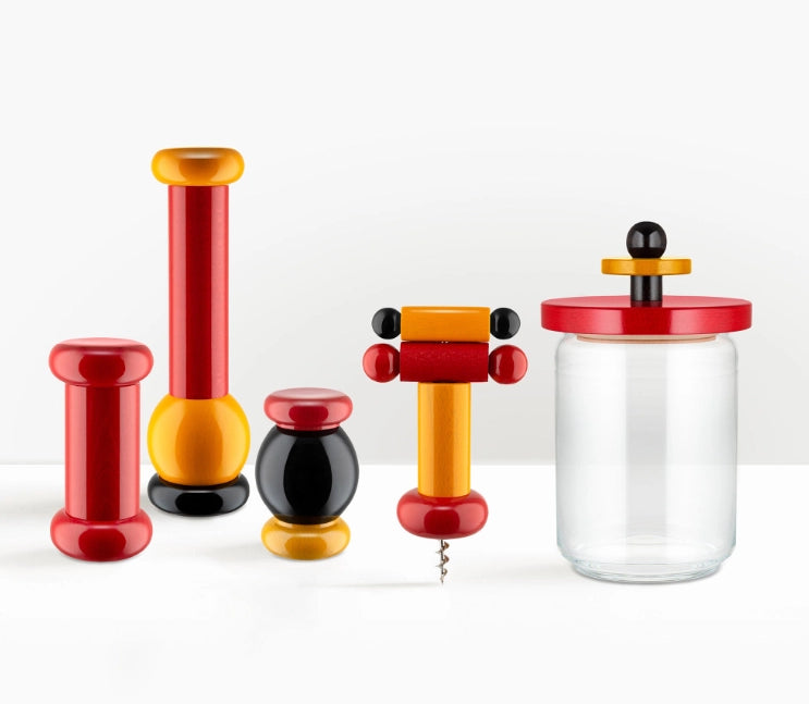 ES19, Macinasale e spezie, Alessi Colore: Rosso