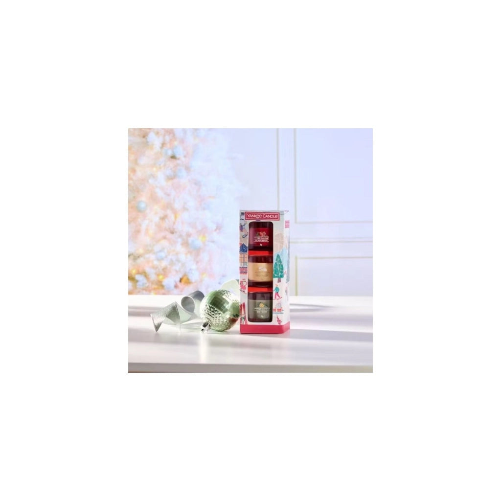 Confezione regalo Holiday Party 3 candele mini