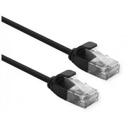 ROLINE CAVO DI RETE UTP DATA CENTER PATCH CORD CAT.6A (CLASS EA) LSOH SLIM 3 M NERO