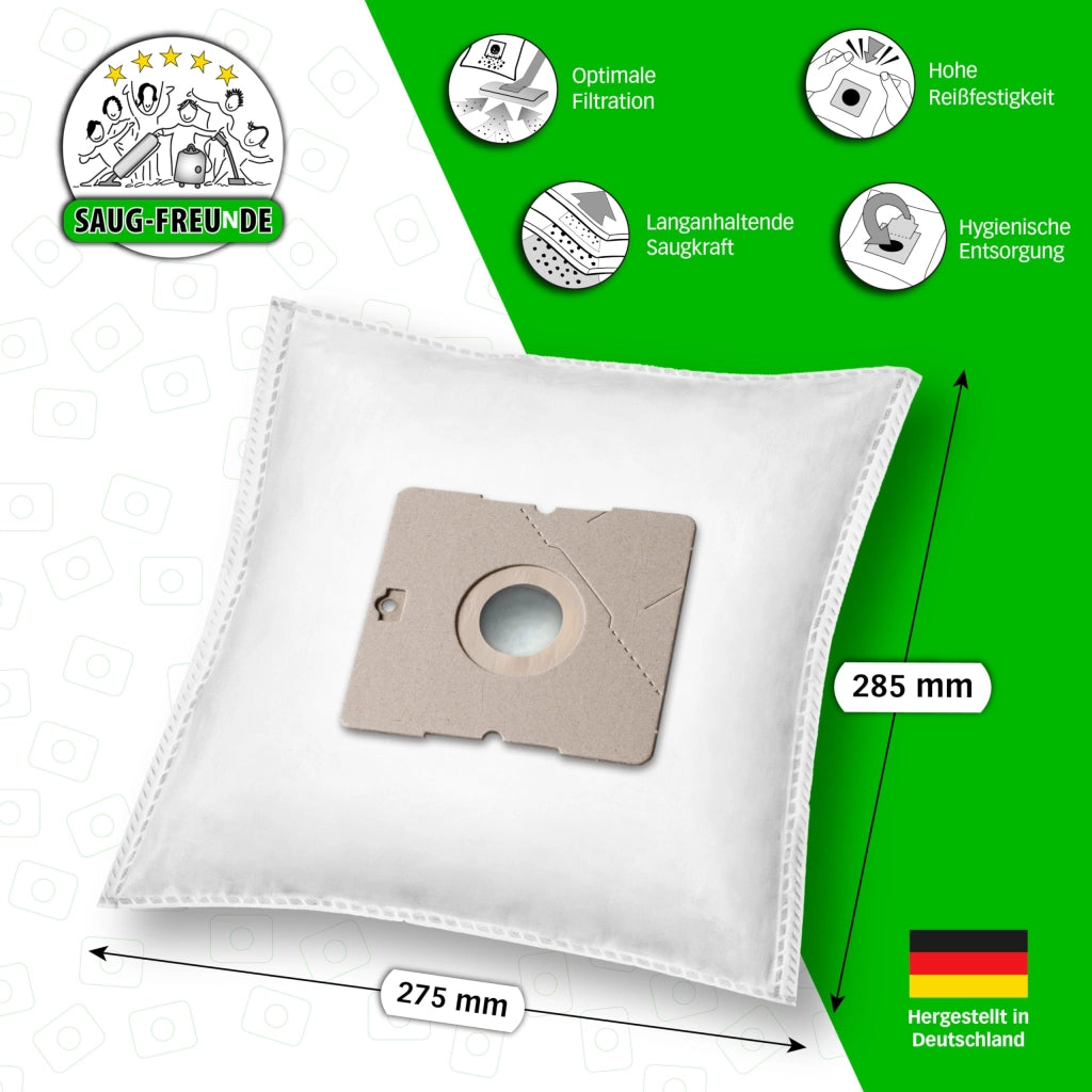 20 sacchetti per aspirapolvere compatibili con i modelli HANSEATIC Fresh 1500 e DA6