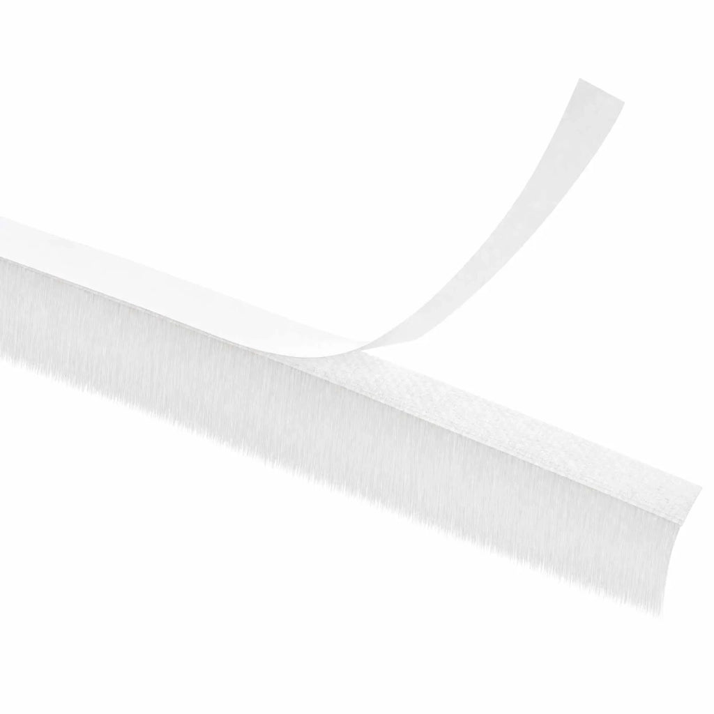 Guarnizione a spazzola autoadesiva 5 m PP Bianco 42045098