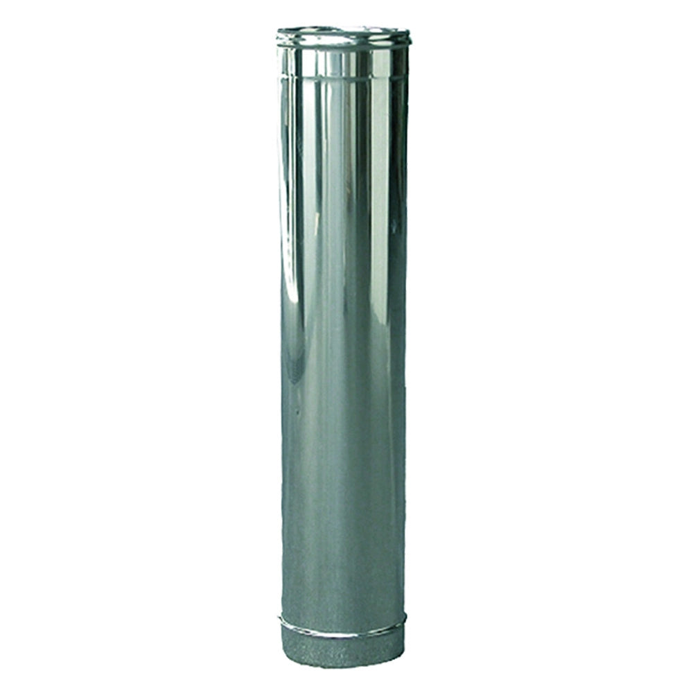 Tubo doppia parete 20x25 cm in acciaio inox