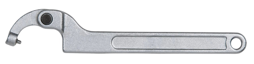 Chiave a gancio con perno, orientabile, 120-180 mm