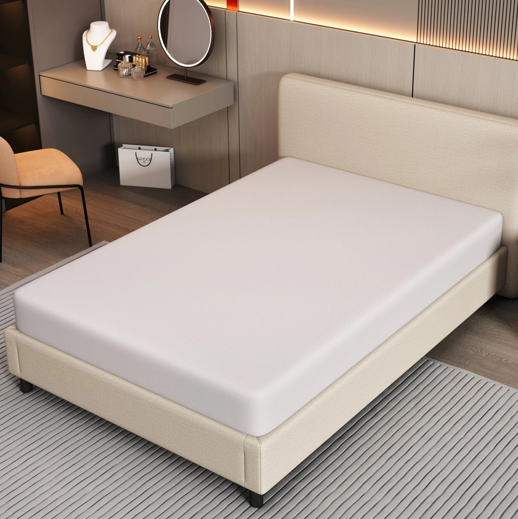 Materasso singolo 90x200 cm H3 in schiuma; sfoderabile e traspirante; bianco