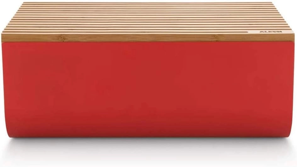 MATTINA, Cassetta per Pane, Alessi Colore: Rosso