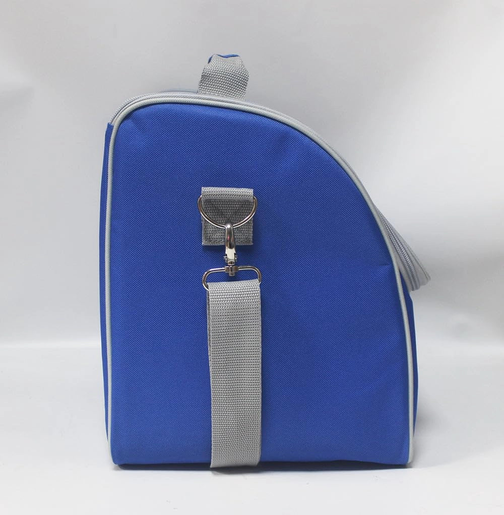 Borsa termica, extra grande, isolata, con doppia cerniera, colore blu