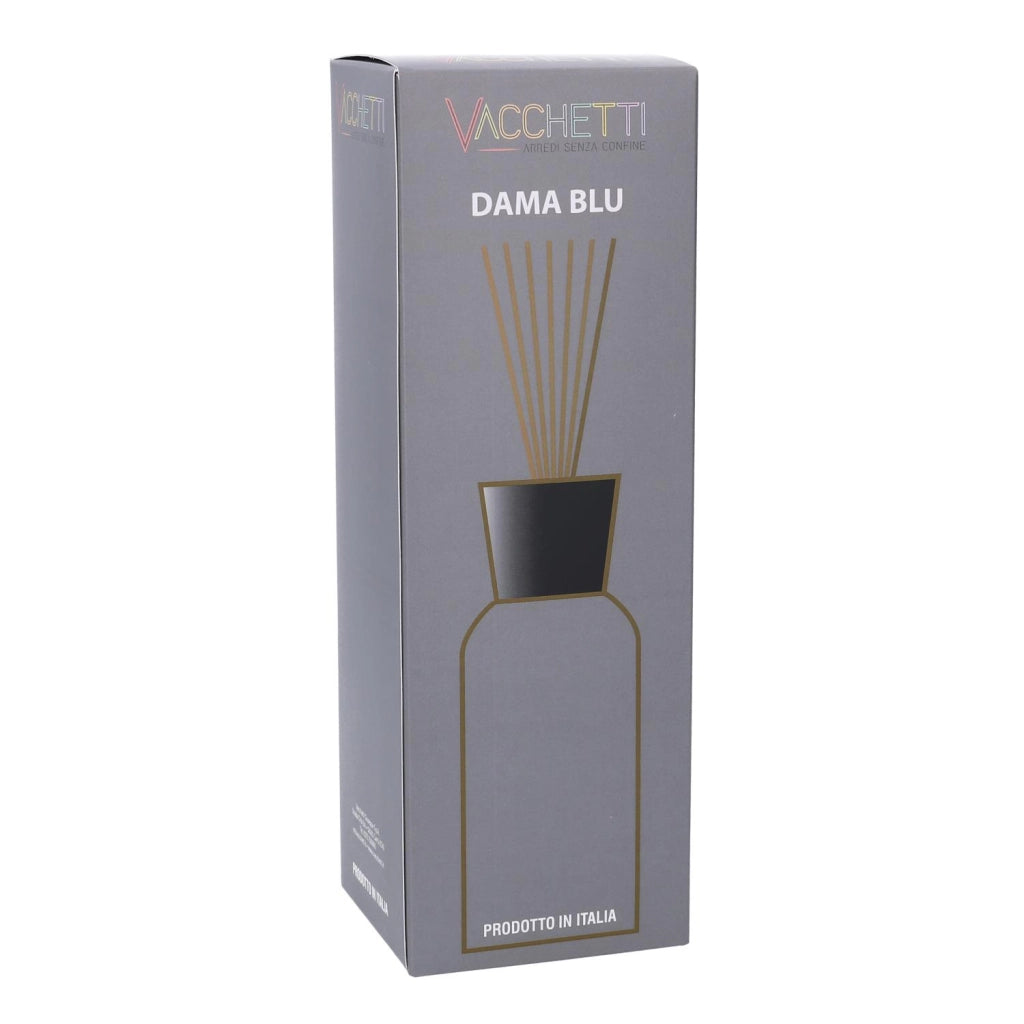 Glass air freshener 250 ml dama blu cmø6h24