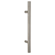 MANIGLIONE INOX SATINATO D32 L.1000 MM INT 700 DIRITTO