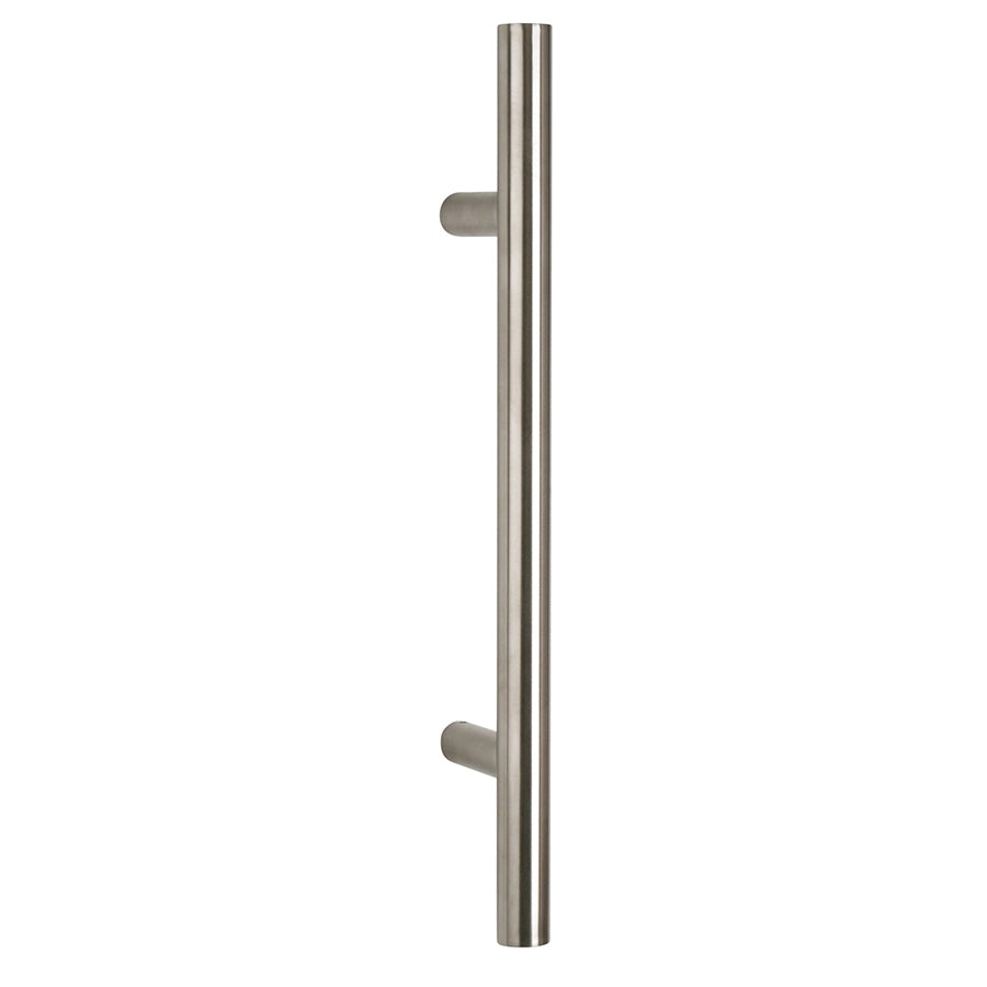 MANIGLIONE INOX SATINATO D32 L.1000 MM INT 700 DIRITTO