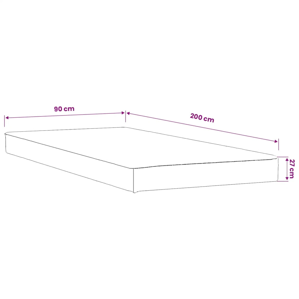 Protector per materassi 2 pz 90 x 200 cm Impermeabile Bianco 42056725