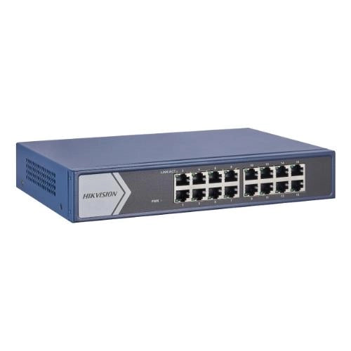 Hikvision switch l2, smart managed, 16 gigabit rj45 ports - DS-3E1516-EI
