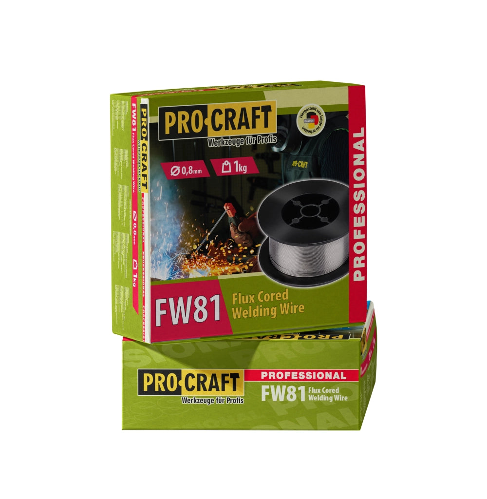 Filo animato per saldatura senza gas Procraft FW81, Ø 0,8 mm, bobina da 1000 g