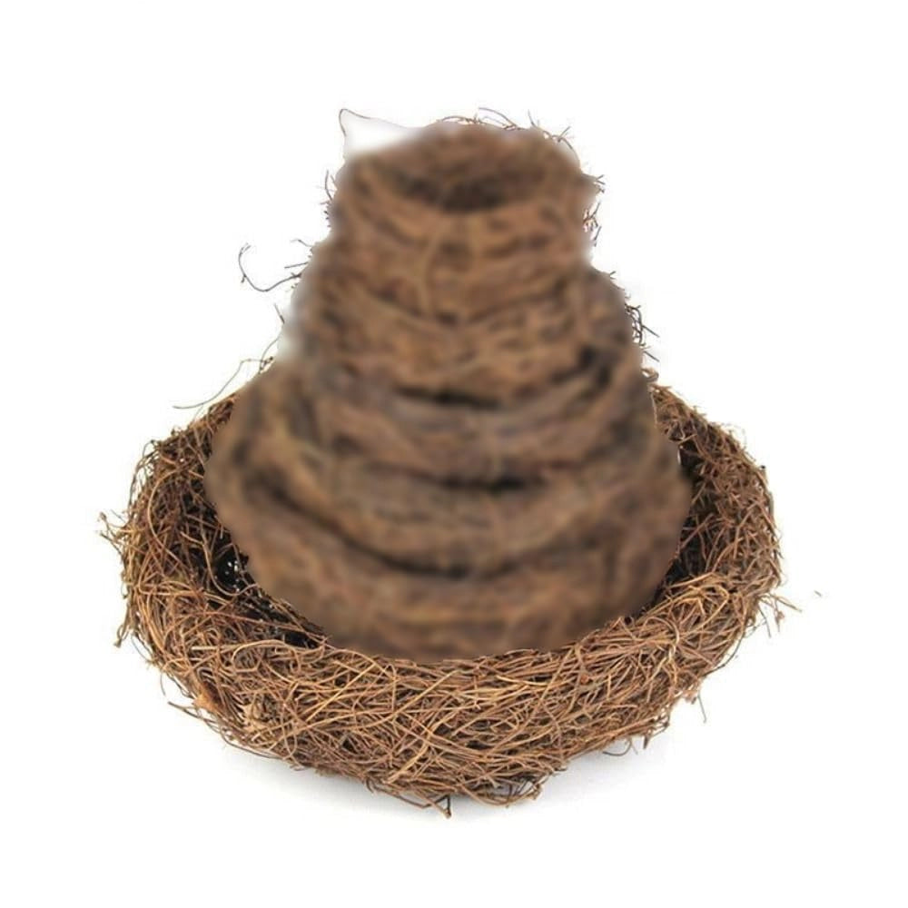 Nido artificiale per uccelli, con 5 uova in schiuma, 15 cm
