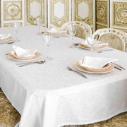 Tovaglia antimacchia, bianca, 150x400 cm, modello Lyon