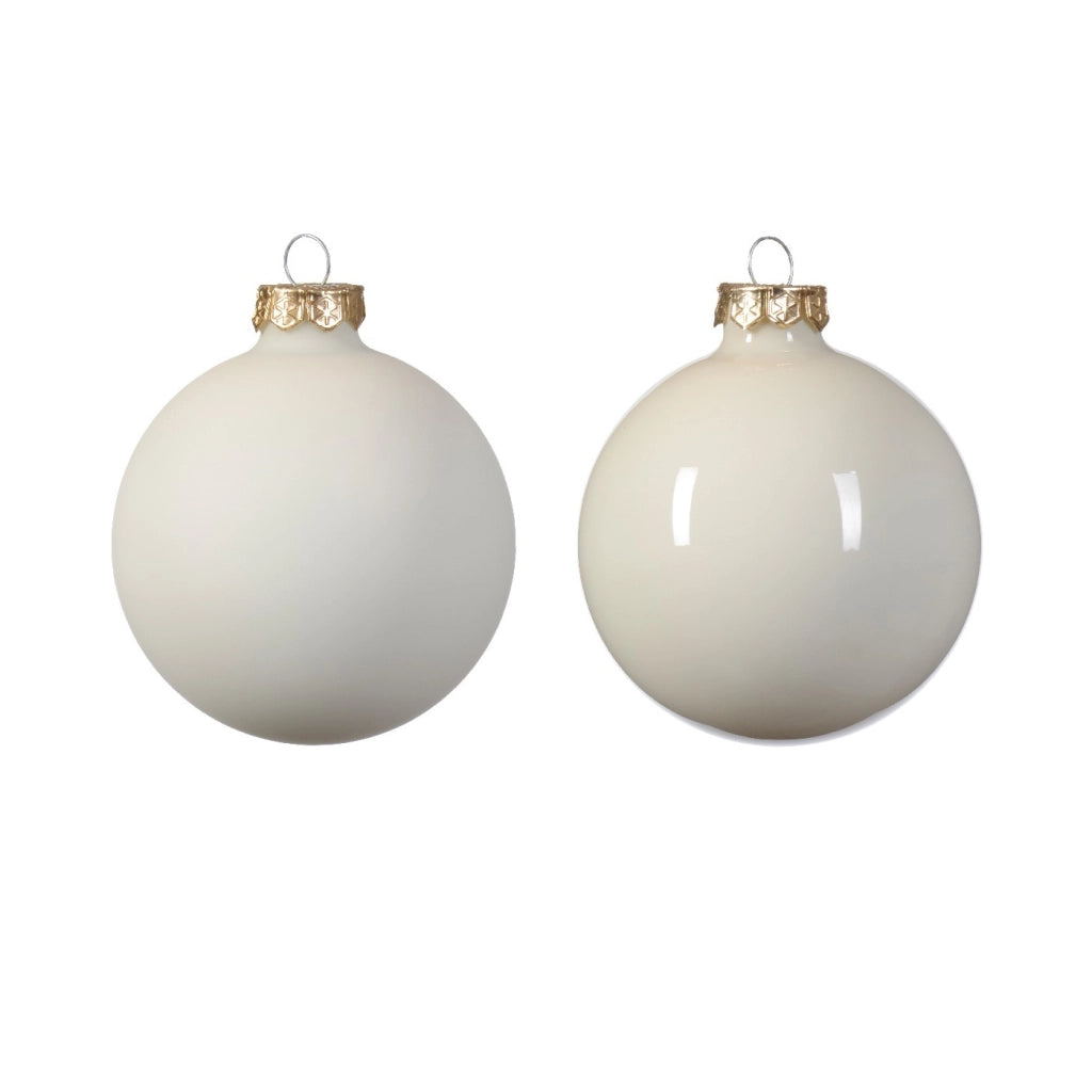 Box 16 Palline Vt luc/opac bianco caldo d8cm