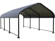 Carport in metallo "Phoenix" - 13,5 m² - Grigio