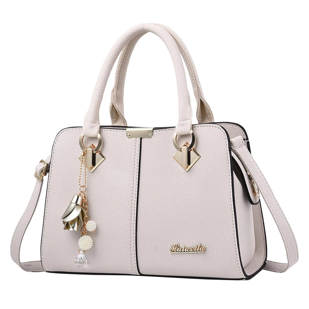 Borsa da donna a spalla in similpelle con tracolla regolabile