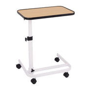 Portable Bedside Table with 9-Level Adjustable Height-Natural