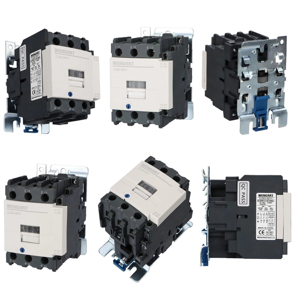 Interruttore magnetotermico AC CJX2-50, 50A, 24V AC, compatto e robusto