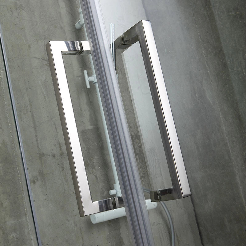 Box doccia semicircolare 80x80 in cristallo