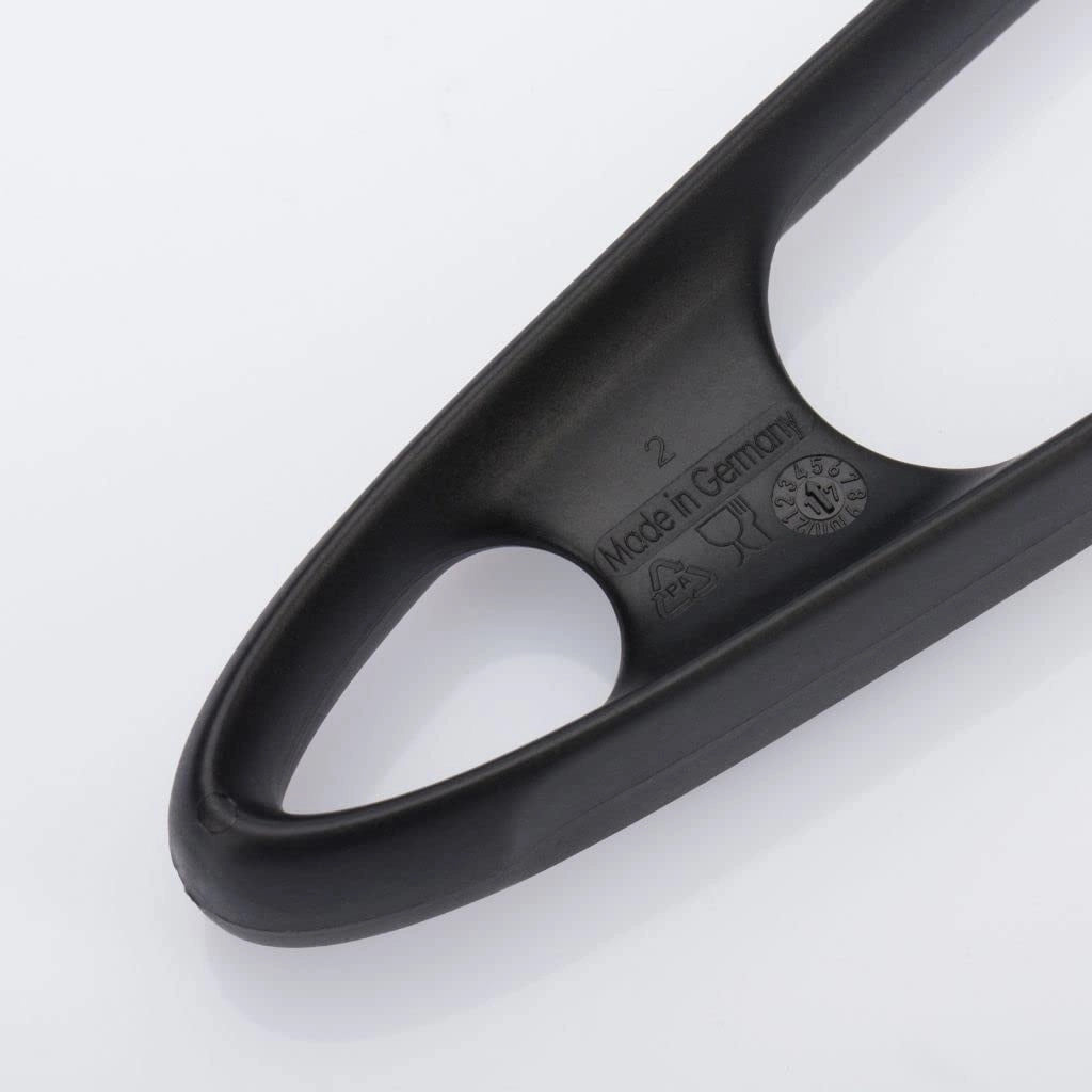 Set da 2 pinze da cucina, in plastica, lunghezza 29 cm, colore nero