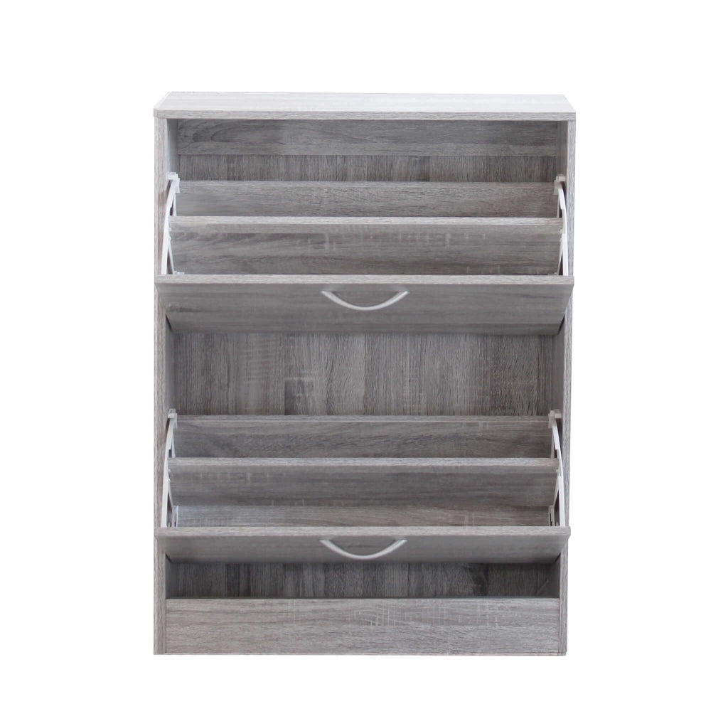 Scarpiera con 2 ante in Legno cm 60x24x80 - GARY