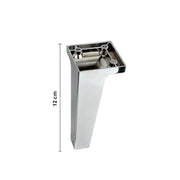 Piede mobile cromato 12x5,5 cm