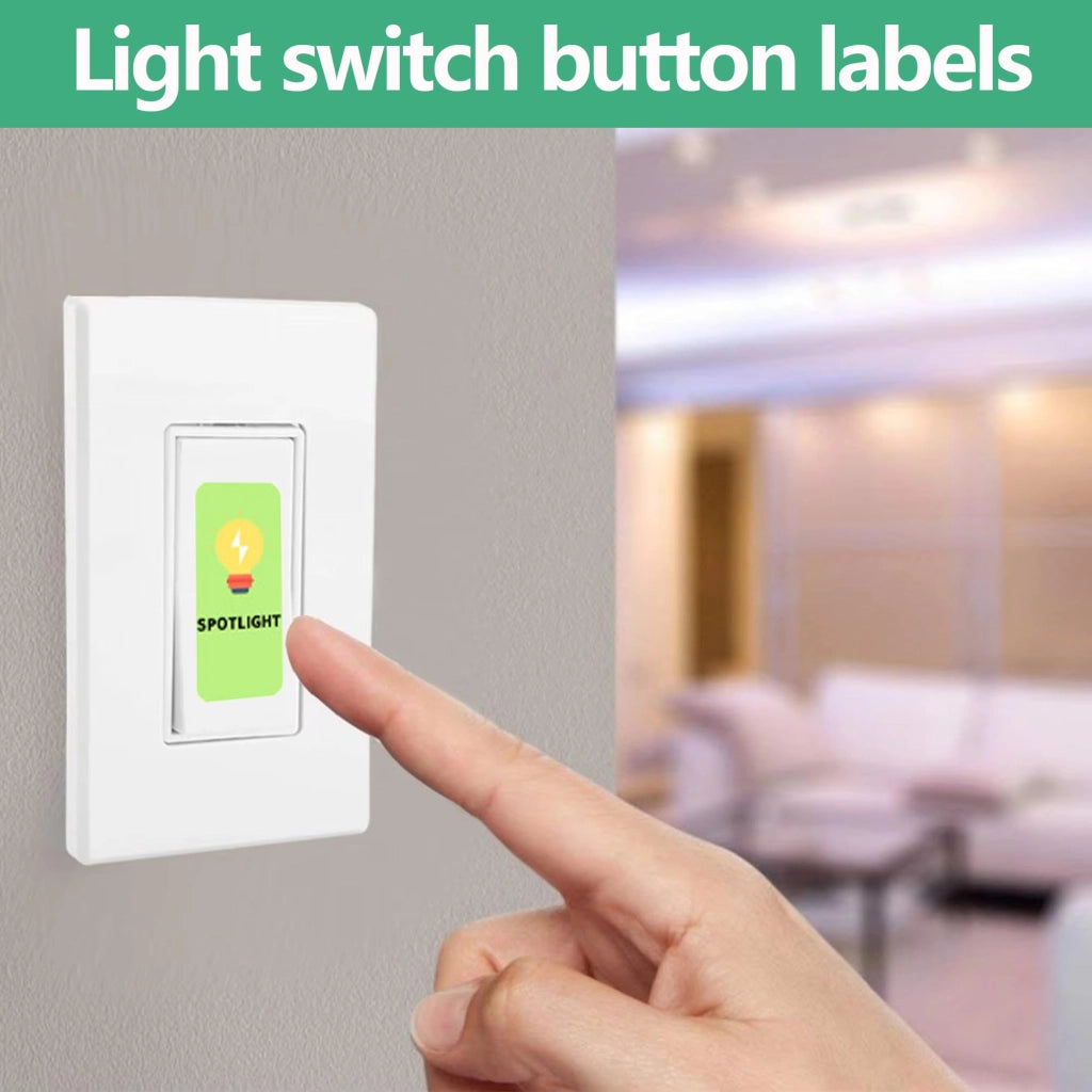 41 adesivi luminosi per interruttori, ideali per identificarli facilmente