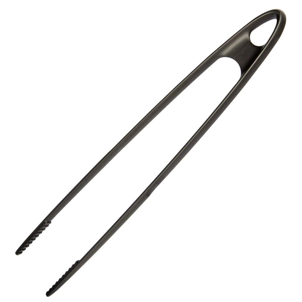 Set da 2 pinze da cucina, in plastica, lunghezza 29 cm, colore nero