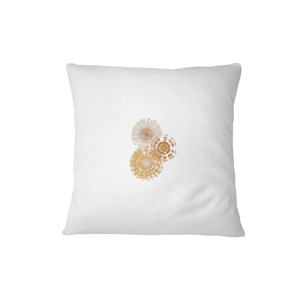 Custodia per cuscino, 60x60 cm, bianca, in poliestere, con cerniera