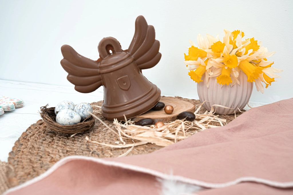 Coniglietto di Pasqua in plastica trasparente, dimensioni 24,2 x 23,2 x 12 cm