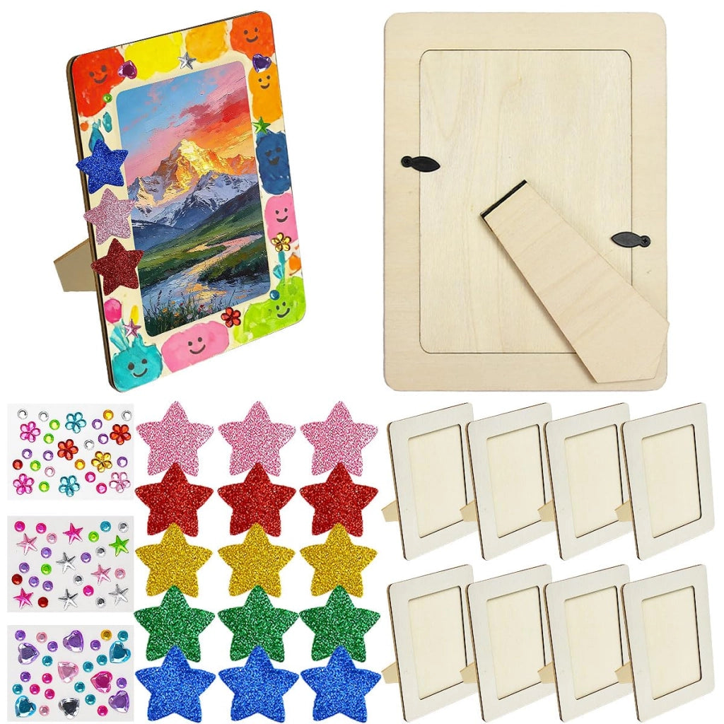 Set di cornici rettangolari, dimensioni 19 x 19 cm, altezza 2,51 cm
