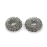 Anelli anticalcare, in acciaio inossidabile, 2 pezzi, dimensioni 2x4 cm, per bollitori