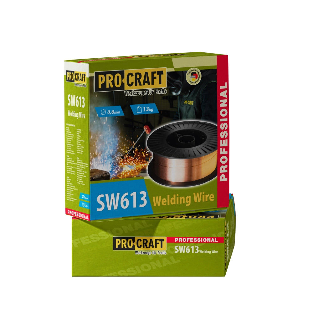 Filo per saldatura MAG Procraft SW613, G3Si1 per acciai non legati e basso legati