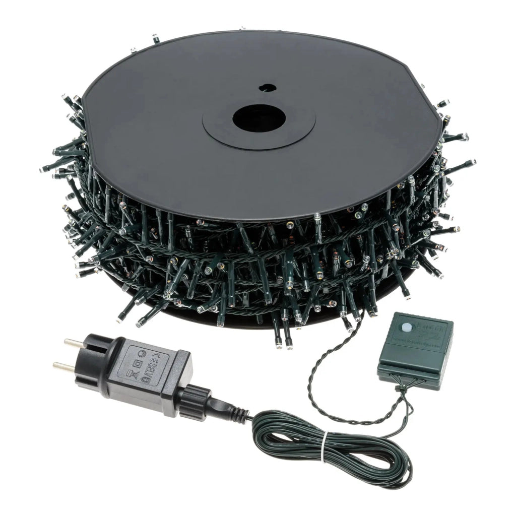 Catena minicluster 2000 led tradit. - 8 giochi di luce