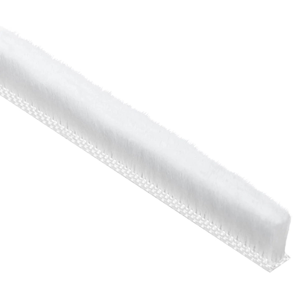 Guarnizione a spazzola autoadesiva 5 m PP Bianco 42045082