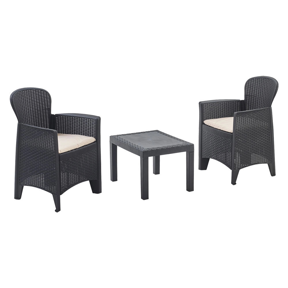 Set da giardino polipropilene 59x46x40 cm