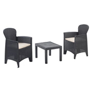 Set da giardino polipropilene 59x46x40 cm