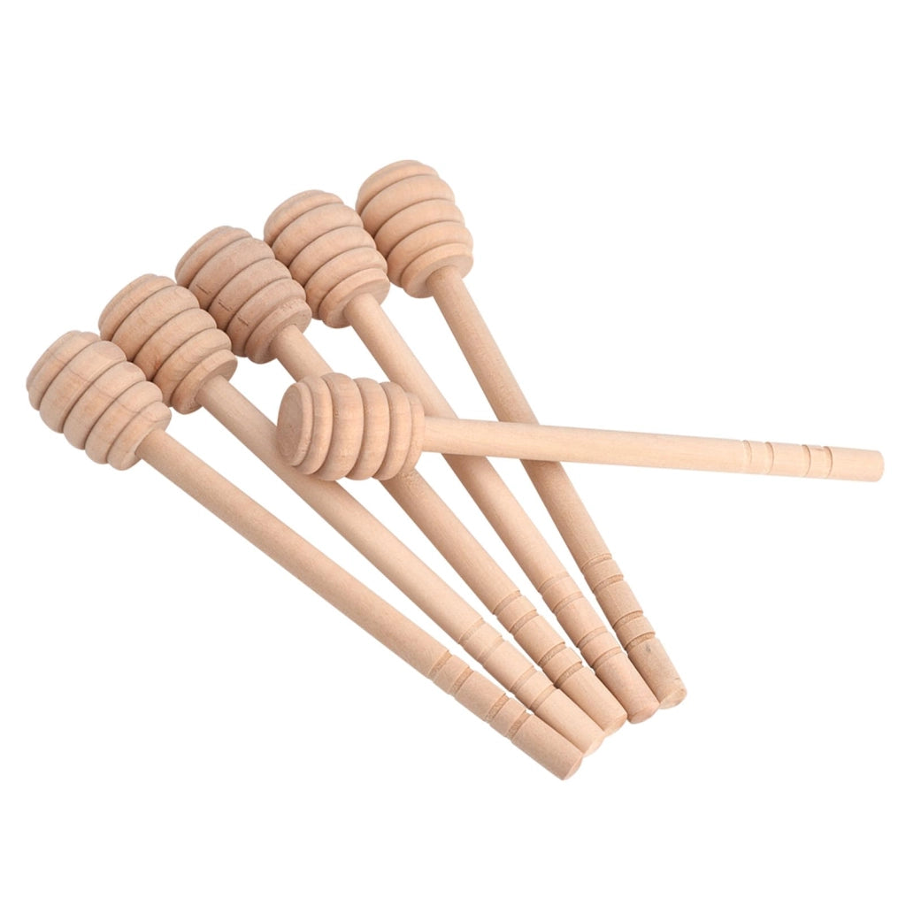 50 cucchiaini di legno per miele, 16 cm, ideali per mescolare miele e sciroppi