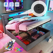 Letto matrimoniale 160x200 con LED